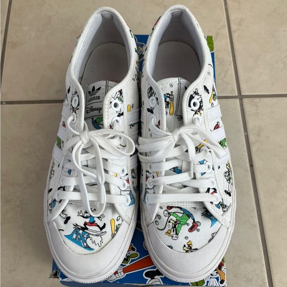 Adidas Nizza x Disney Sport Goofy Blue Sneakers - Picture 2 of 6